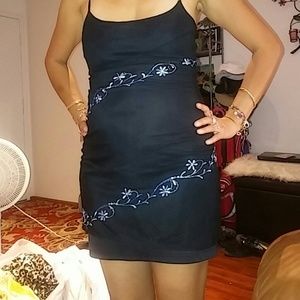 Body fitted black going out dress